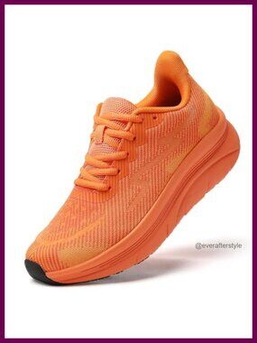 Chunky Platform Sneakers Women Casual Lace Up Mesh Athletic Shoes Supportive